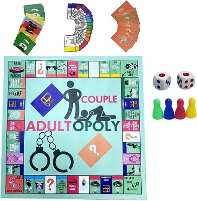Erwachsene Monopoly Paare Brettspiel Beziehung Karten interaktiv Schlafzimmer Spiel UK