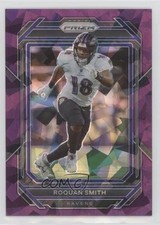 2022 Panini Prizm Purple Ice Prizm 208/225 Roquan Smith #51 h3a