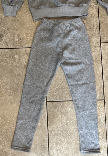 Lola und die Jungen passendes Sweat Set gefüttert Pailletten grau Mädchen Gr. 8 Einhorn - Bild 17 von 19