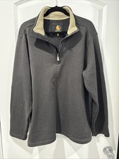 GH Bass  Co Men's Black Sweater Performance Pullover XL