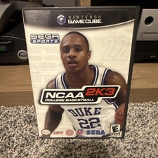 NCAA College Basketball 2K3 (GameCube, 2002) With Manual. CIB. TESTED.