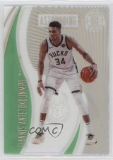 2019-20 Panini Illusions Astounding Emerald Giannis Antetokounmpo #19 18ms