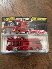 Hotwheels Premium Car Culture Team Transport 1:64 Ferrari 250 GTO  Fiat 642 RN2