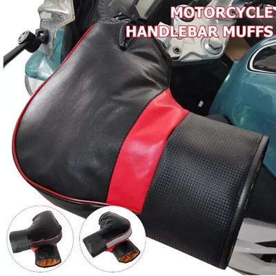 1 Paar Wasserdichte Motorrad-Lenkerhandschuhe Hand Muffs Winter Roller Wärmer