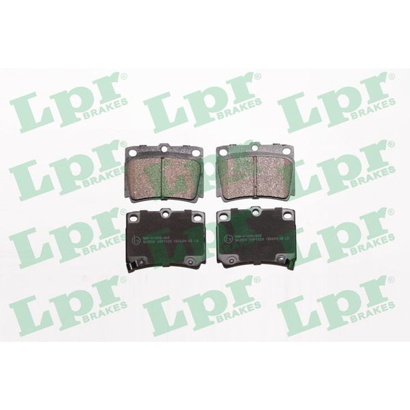 1x ORIGINAL® Lpr Bremsbelagsatz, Scheibenbremse Hinten für Mitsubishi GALLOPER