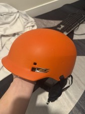 Smith Gage Winter Sports Helmet Medium Orange/Black Adjustable Fit