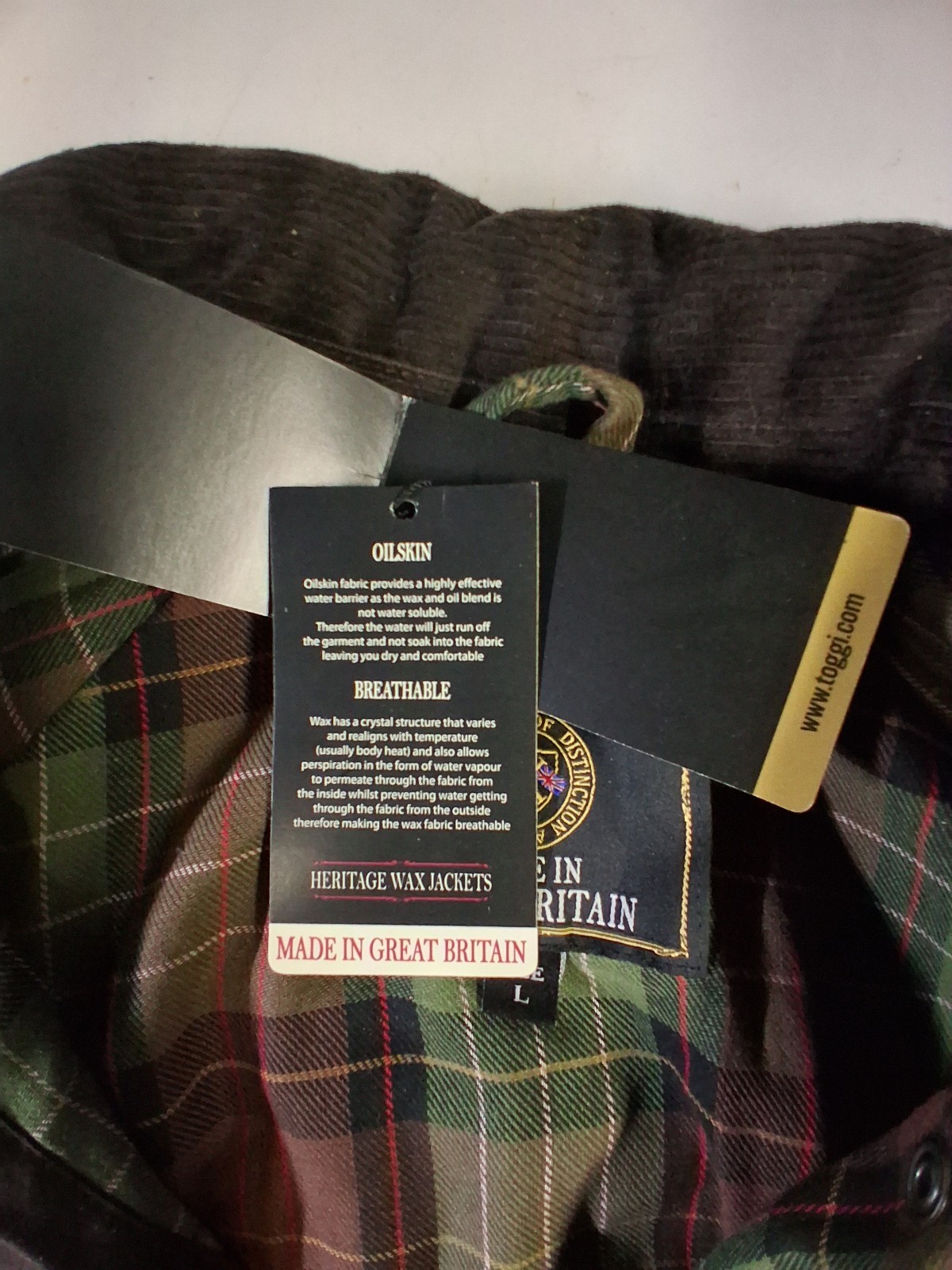 Brand New Toggi Stockman Wax Full Length Wax Coat Size Large Antique Brown. image 10