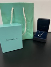 TIFFANY & Co.  Platinum / Diamond Horseshoe Necklace