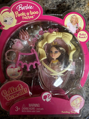 BARBIE PEEK A BOO PETITES BALLET BUNCH #1 TWRILING TANYA MINT NRFB