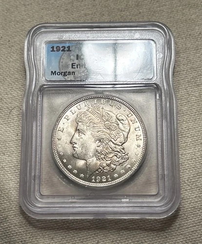 1921 Morgan Dollar : ICG MS65 DC