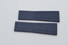 BREITLING OCEAN RACER KAUTSCHUK ARMBAND BLAU 24MM 24-20 FALTSCHLIESSE 160S NEU