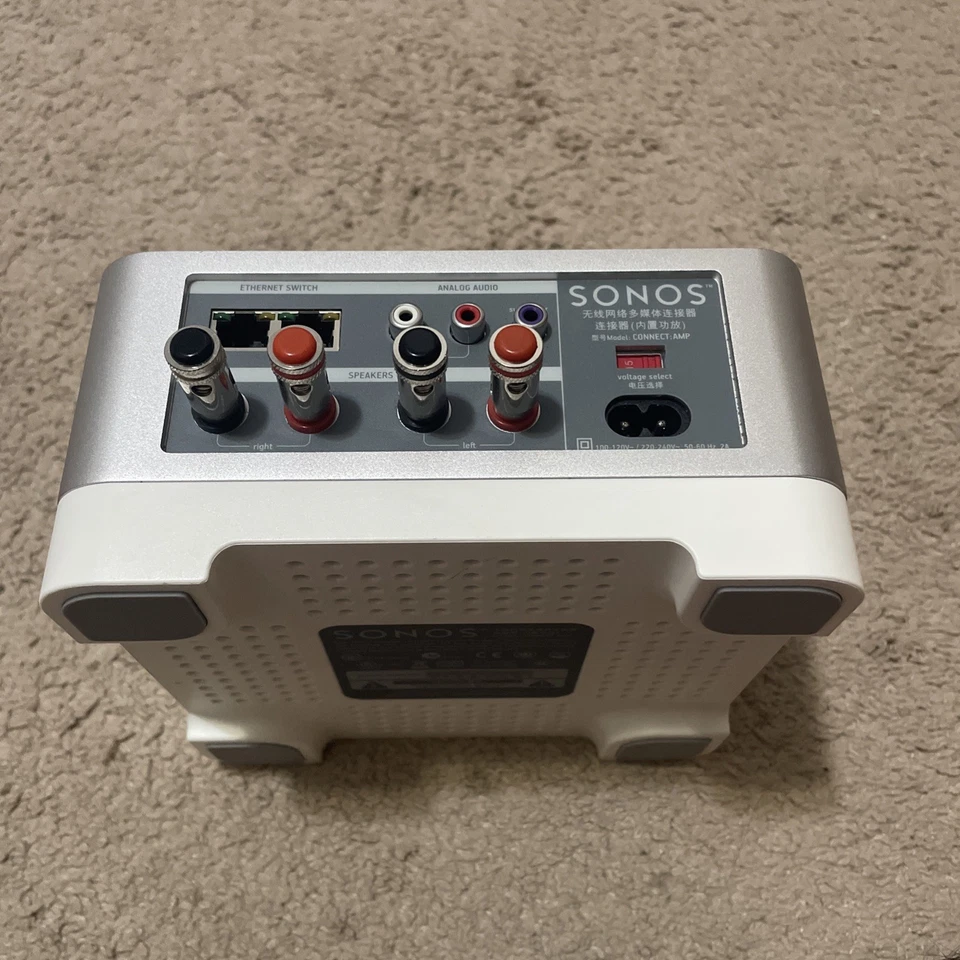 Sonos Connect Amp - Gen 1 Home Audio Streamer w/ Power Cord - S1 App Only - Image 3 of 4