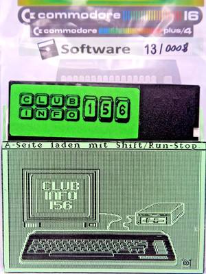 COMMODORE 16/+4 -- CLUB INFO 156 (DISC)
