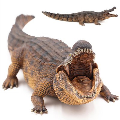 Gemini&Genius Giant Crocodile Toy, Large 15'' Length Realistic Alligator Actio...