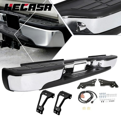 #ad Complete Chrome Rear Bumper For 1999 2007 Chevy Silverado GMC Sierra 1500 2500 $121.80