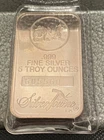 5 oz SilverTowne Prospector Silver Bar 💰 FIVE TROY OUNCES .999 FINE SILVER 🇺🇸