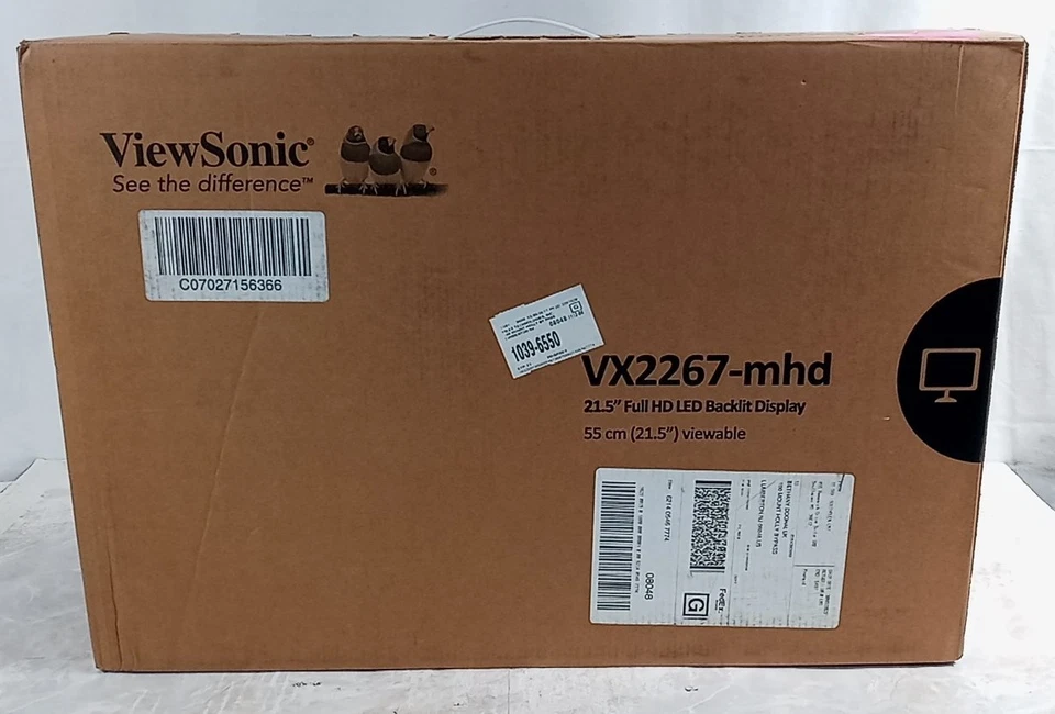 ViewSonic VX2257-MHD 21.5" Widescreen LED Gaming Monitor | Tested/Works! - Image 2 of 4