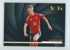 2024-25 Dani Olmo Panini Noir FIFA Gold Spain Soccer Card 8/10