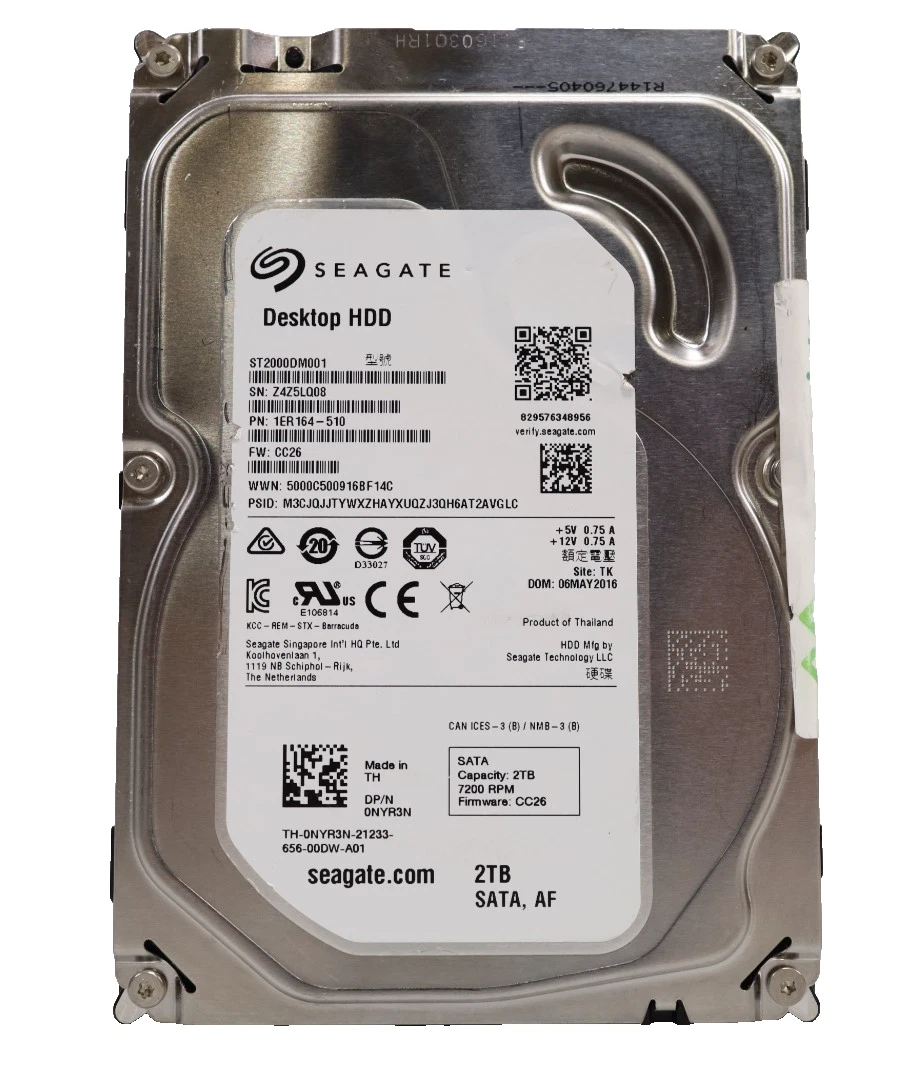 Seagate Barracuda St2000dm001 2tb for sale | eBay