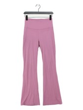 Lululemon Women's Sports Bottoms W 28 in Pink 100% Other Flared Sweatpants