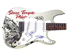 Stone Temple Pilots Signed Autographed Custom Graphics Guitar ACOA