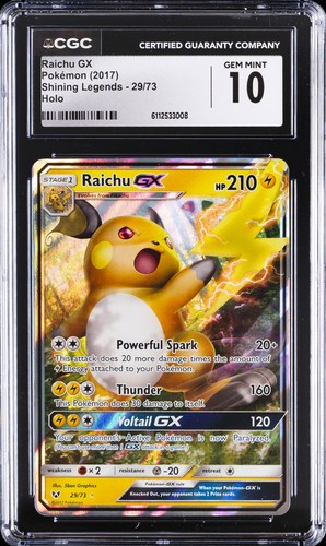 Raichu-GX graded CGC 10 for sale on eBay