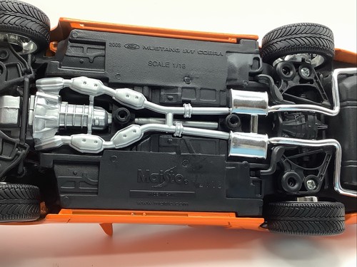 Maisto 1:18 2003 Mustang SVT Cobra Orange NO BOX - Picture 8 of 8