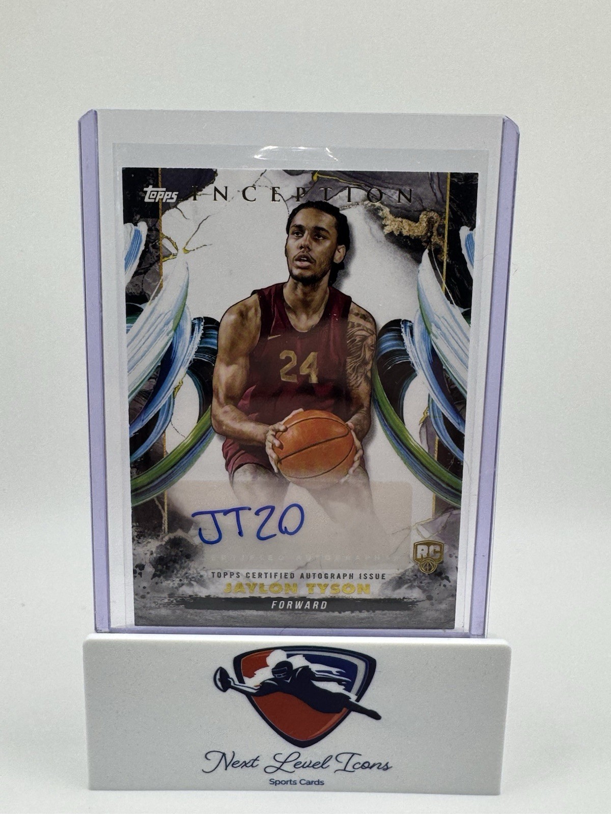 Topps Inception Jaylon Tyson Rookie Autographs RA-JT RC Auto Cavs