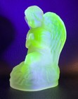 Boyd's Crystal Art Glass ANGEL #22/2 CIDER SATIN 11-24-10 Glows Praying 4-1/4" — photo 5