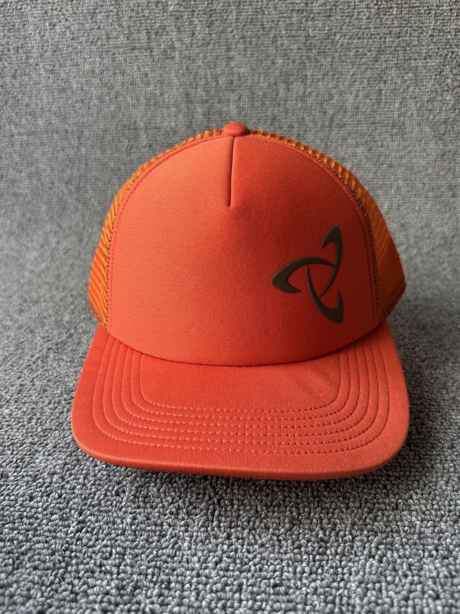 Mystery Ranch Outdoor Trucker Hat Snapback Adjustable Orange One Size
