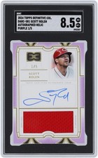 Scott Rolen Reds Signed 2024 Definitive Collection #DARC-SR1 #1/5 SGC 8.5 Card