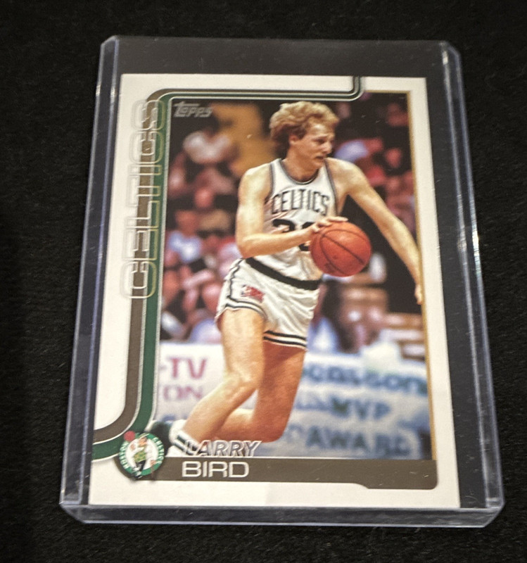 Topps 2025 Topps Chrome Larry Bird Boston Celtics #257 Base Set