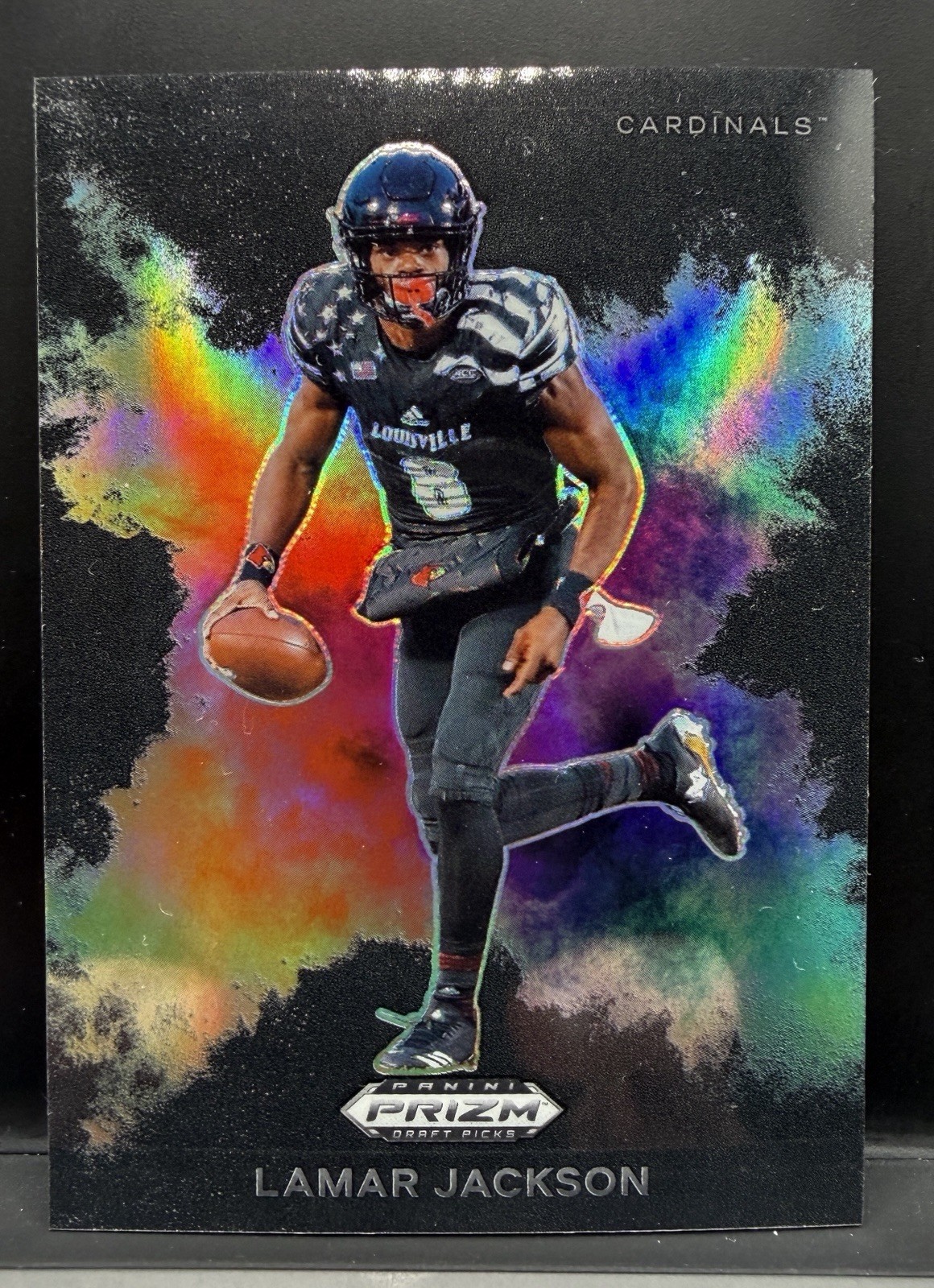 2024 Panini Prizm Draft Picks - Black Color Blast Lamar Jackson #CB-30