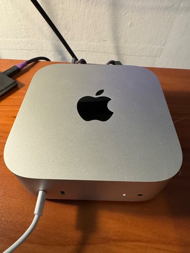 Apple Mac mini Desktop M4 chip 16GB Memory 256GB SSD Silver MU9D3LL/A 2024