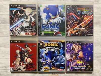 SONY PS3 No More Heroes & Sonic The Hedgehog & Strider Hiryu & Lollipop set