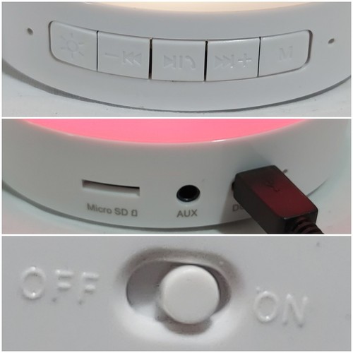 Soundlogic TouchLight Color Changing Bluetooth Speaker Light Sound Takes SD Card - Picture 8 of 9