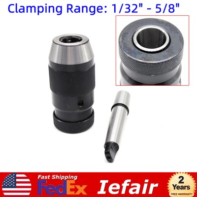 Drill Press Keyless chuck - 1/32-5/8'' JT3 MT2 Jacob Taper Professional Grade NEW