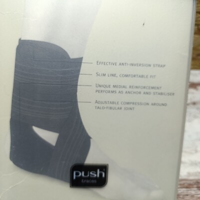 PUSH Ortho Aequi Ankle Brace Semi-Rigid Ankle Support For Ligament Injuries, And Chronic Instability | Adjustable Ankle Brace With Elastic Strap For Optimal Comfort & Stability (Left Size 2 - View #6