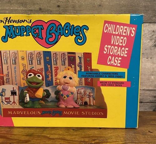 Vintage 1989 Jim Henson Muppet Babies Storybook VHS Movie Display Case ~ Rare - Bild 3 von 20