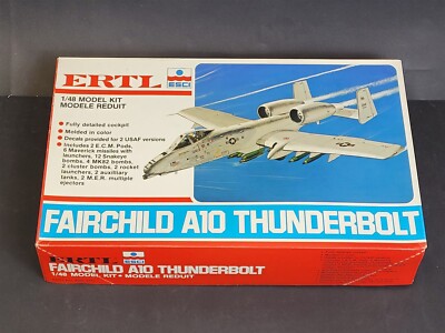 ESCI Fairchild A10 Thunderbolt 1:48 Model Kit #8200 CIB~T642