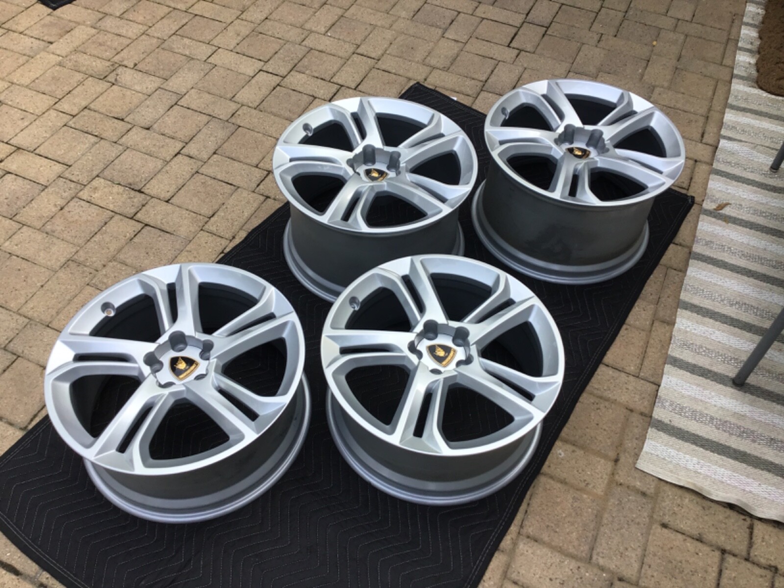 LAMBORGHINI GALLARDO APOLLO WHEEL WHEEL SET IN SILVER