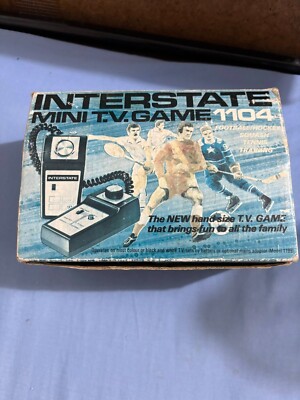 Interstate Mini TV Spiel 1104 Vintage in Box