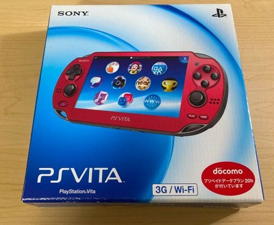 Sony Playstation Vita Pch 1100 Cosmic Red 3g Wi Fi Model Used Ebay Sony Playstation Vita Pch 1100 Cosmic Red 3g Wi Fi Model Used Ebay