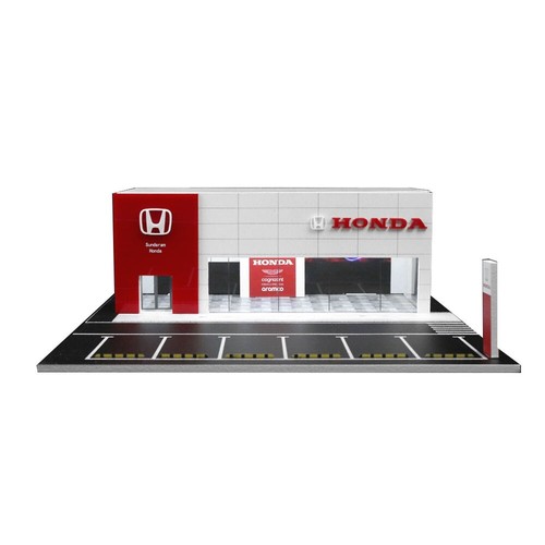 Diorama 1:64 Car Garage Model LED City Car Showroom Scene Display Building Model - Picture 90 of 102