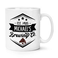 Personalisierte Kaffeebrauerei Co 10Oz Becher Tasse Mama Papa Muttertag Vatertag