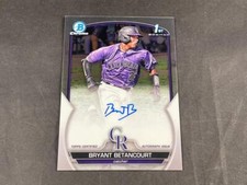 2023 BOWMAN CHROME BRYANT BETANCOURT CPA-BB 1ST PROSPECT AUTO COLORADO ROCKIES