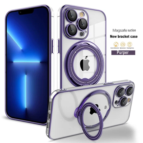 Ring Bracket Magnetic MagSafe Clear Case For iPhone 16 15 Pro Max 14 Plus 13 12 - Bild 19 von 29