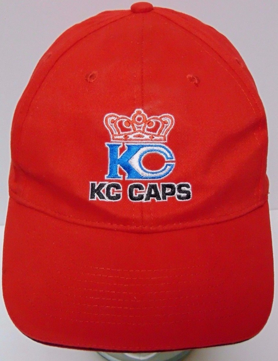 KC CAPS ADVERTISING LOGO SAMPLE HAT Cap Model #6213 Red Adjustable