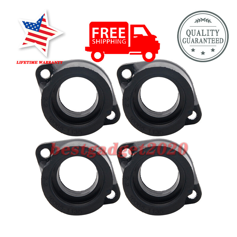 4x Carb Intake Manifold Boots 16065-1135 Fits Kawasaki KZ1000M 1000 CSR