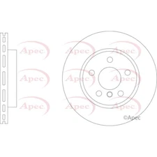Apec Front Brake Disc DSK3308 - OE High Quality Precision Engineered Part